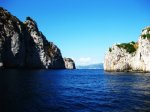 Rock formations off the coast of Capri